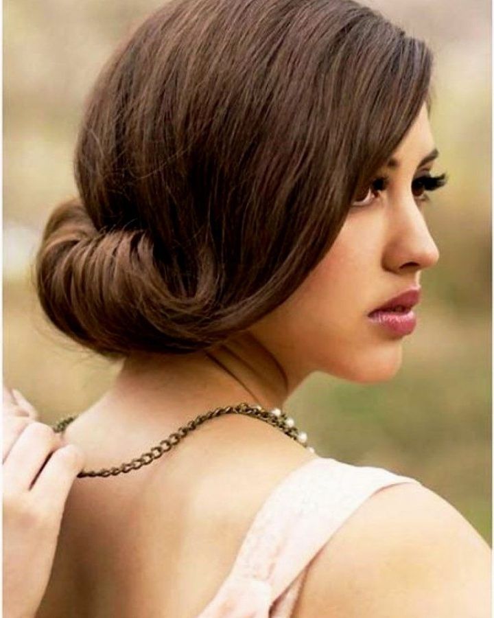 15 Best Collection of Wedding Guest Hairstyles for Medium Length Hair with Fringe