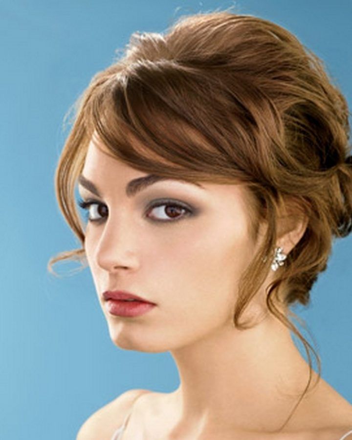 2024 Latest Wedding Hairstyles for Short Hair with Bangs