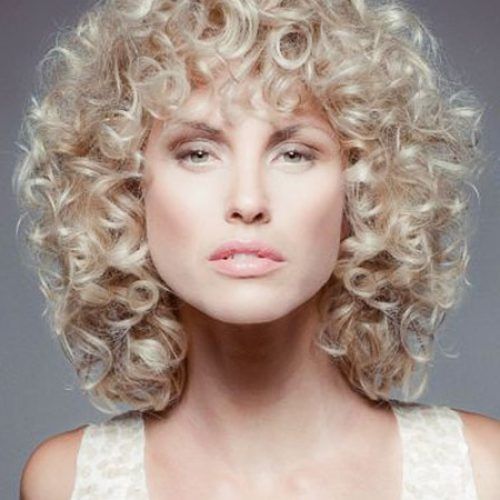 Ash Blonde Short Curls Hairstyles (Photo 14 of 20)