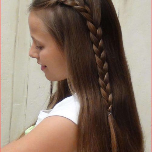 Asymmetrical French Braided Hairstyles (Photo 14 of 20)