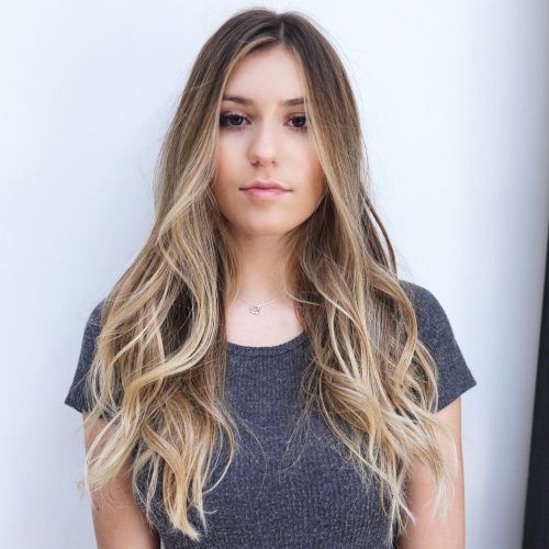 Beachy Waves With Ombre (Photo 9 of 18)