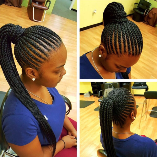 Braided Hairstyles To The Back (Photo 12 of 15)