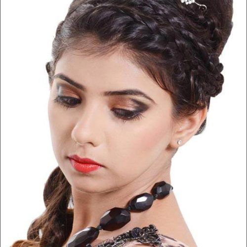 Braids And Bouffant Hairstyles (Photo 10 of 20)
