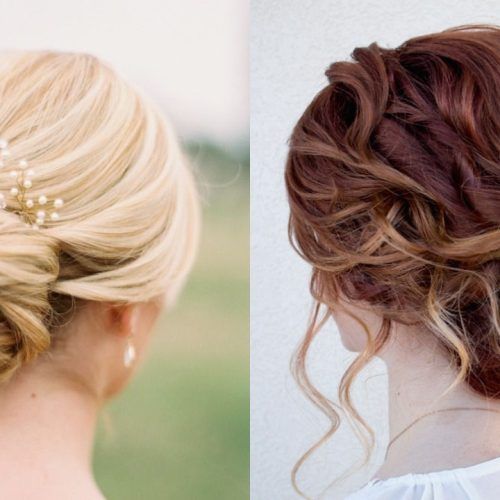 Bridal Mid-Bun Hairstyles With A Bouffant (Photo 15 of 20)