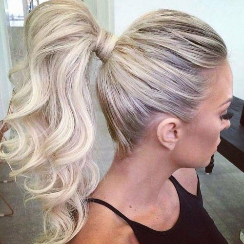 Charmingly Soft Ponytail Hairstyles (Photo 8 of 20)