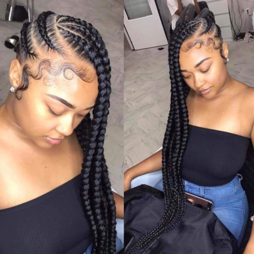 Cornrow Fishtail Side Braided Hairstyles (Photo 14 of 20)