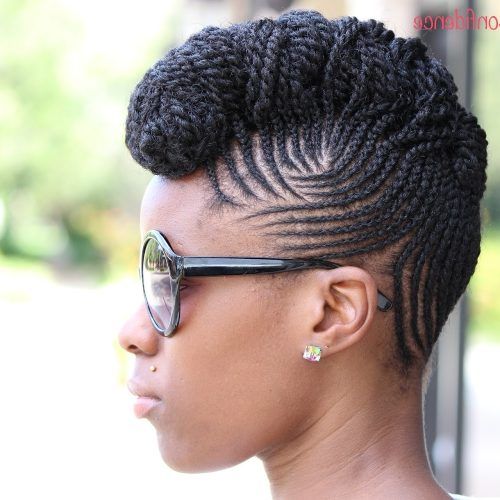 Cornrows Upstyle Hairstyles (Photo 2 of 15)