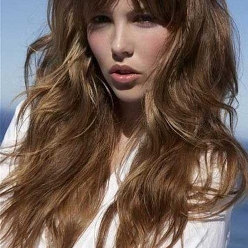 Curly Long Hairstyles With Bangs (Photo 15 of 20)