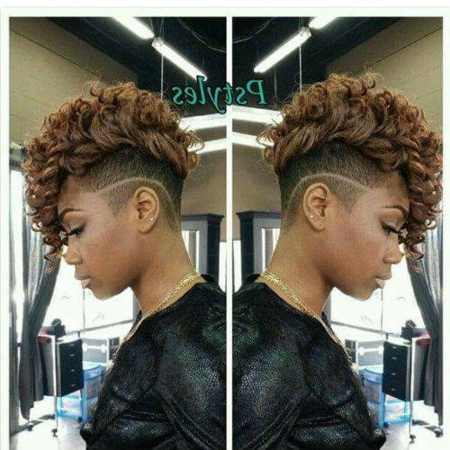 Curly Mohawk With Flat Twisted Sides (Photo 9 of 15)