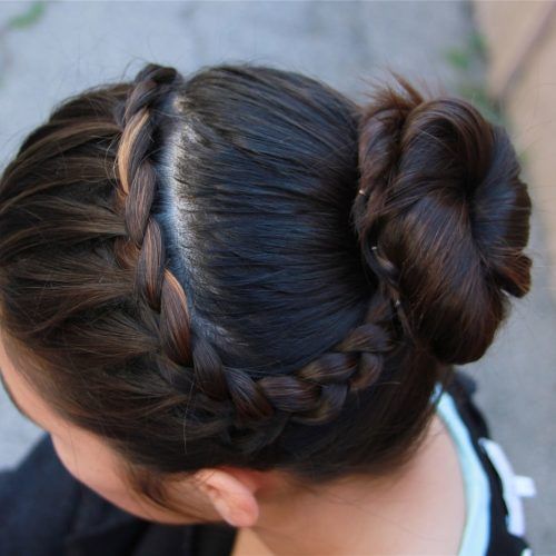 Diagonal Two French Braid Hairstyles (Photo 7 of 15)