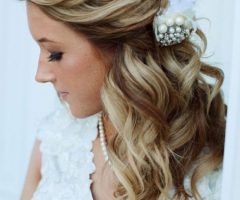 20 Best Ideas Dimensional Waves in Half Up Wedding Hairstyles
