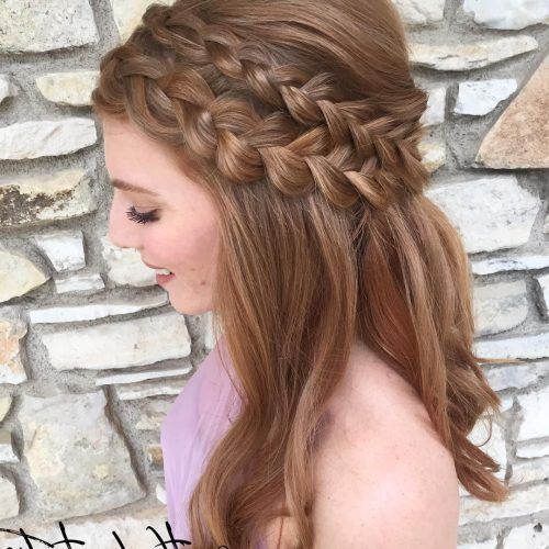 Double Braided Prom Updos (Photo 4 of 20)