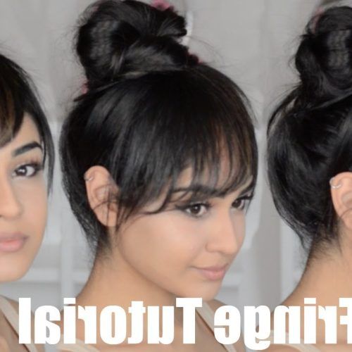 Faux Bang Updo Hairstyles (Photo 1 of 20)