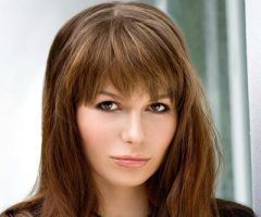 20 Best Collection of Full Fringe Long Hairstyles
