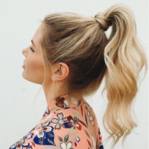 Hairstyles With Pretty Ponytail (Photo 16 of 20)