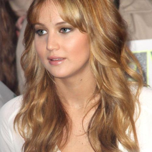 Jennifer Lawrence Long Hairstyles (Photo 9 of 20)