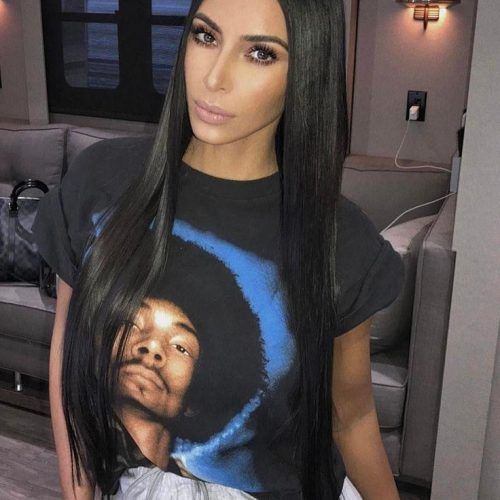 Kim Kardashian Long Hairstyles (Photo 16 of 20)
