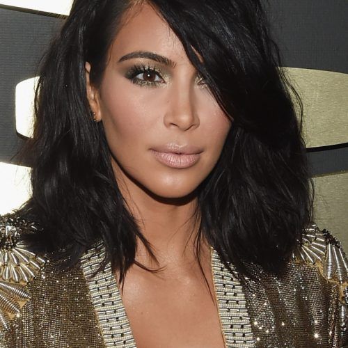 Kim Kardashian Medium Haircuts (Photo 10 of 20)