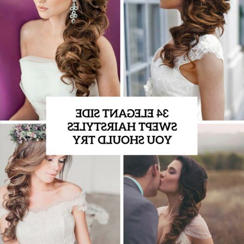 Large Curl Updos For Brides (Photo 16 of 20)