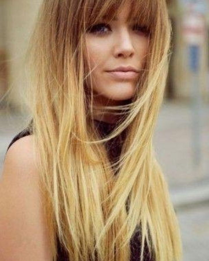 20 Photos Long Hairstyles with Straight Bangs