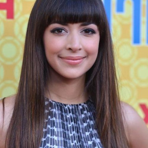 Long Hairstyles With Straight Bangs (Photo 10 of 20)