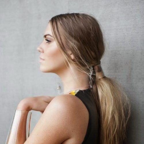 Low Messy Ponytail Hairstyles (Photo 13 of 20)