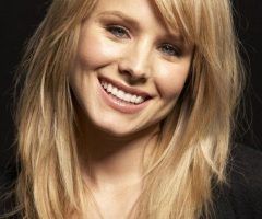 15 Best Medium Long Haircuts with Side Bangs