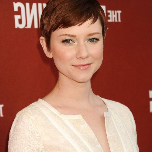 Medium Pixie Hairstyles With Bangs (Photo 20 of 20)