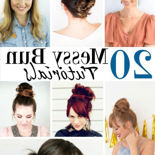 Messy Bun Hairstyles (Photo 13 of 20)