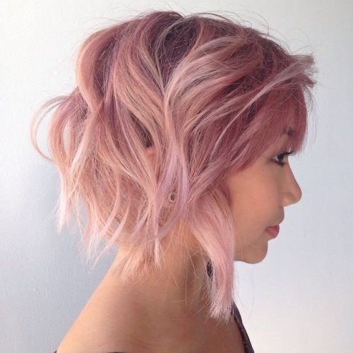 Messy & Wavy Pinky Mid-Length Hairstyles (Photo 9 of 20)