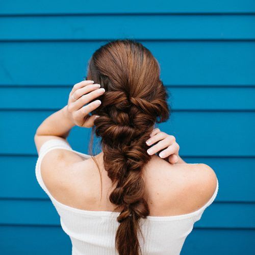 Over-The-Shoulder Mermaid Braid Hairstyles (Photo 16 of 20)