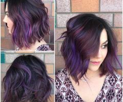 20 Collection of Purple and Black Medium Hairstyles