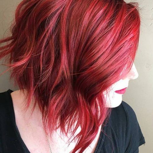 Radiant Red Bob Haircuts (Photo 3 of 20)