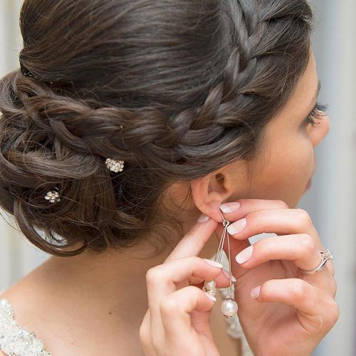Retro Wedding Hair Updos With Small Bouffant (Photo 8 of 20)