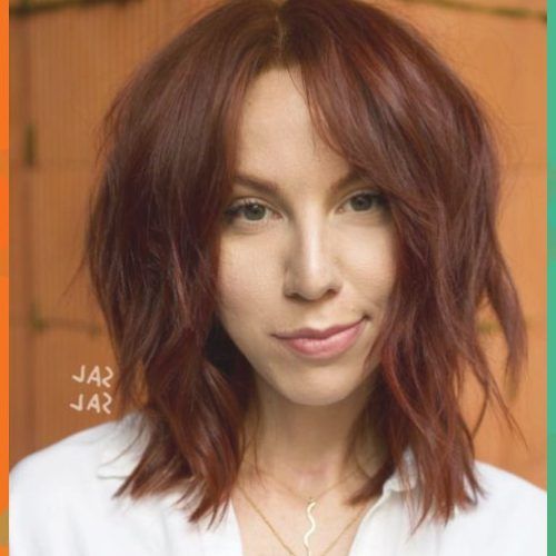 Shaggy Bob Hairstyles With Soft Blunt Bangs (Photo 5 of 20)