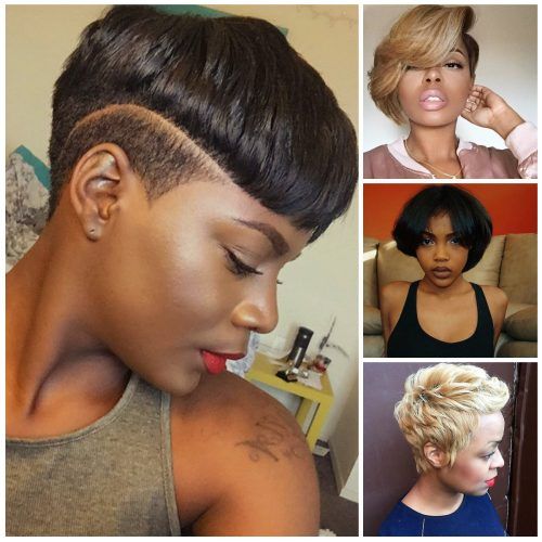 Short Medium Haircuts For Black Women (Photo 7 of 20)