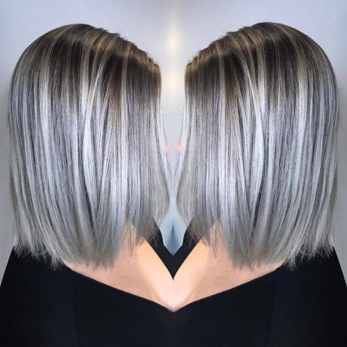 Short Silver Blonde Bob Hairstyles (Photo 18 of 20)