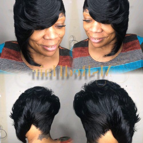 Side-Parted Braided Bob Hairstyles (Photo 7 of 20)
