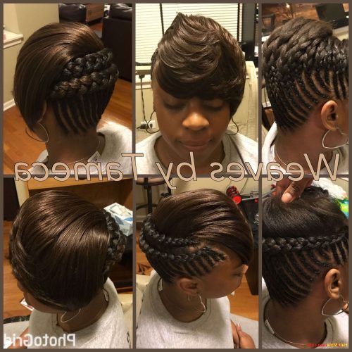 Side-Parted Braided Bob Hairstyles (Photo 5 of 20)