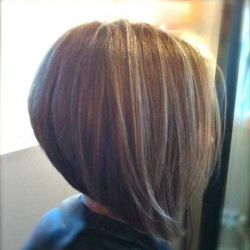 Most Popular Stacked Bob Haircuts throughout 30 Stacked A-Line Bob Haircuts You May Like - Pretty Designs (Photo 110 of 292)