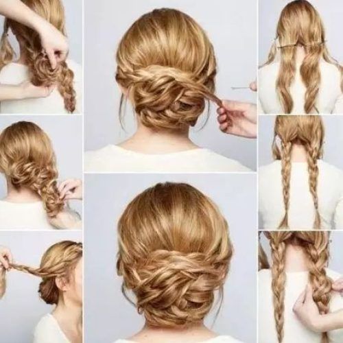 Updo For Long Thick Hair (Photo 4 of 15)