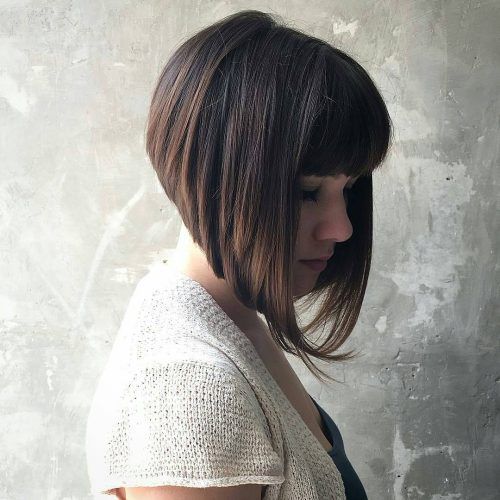 Very Short Stacked Bob Hairstyles With Messy Finish (Photo 17 of 20)