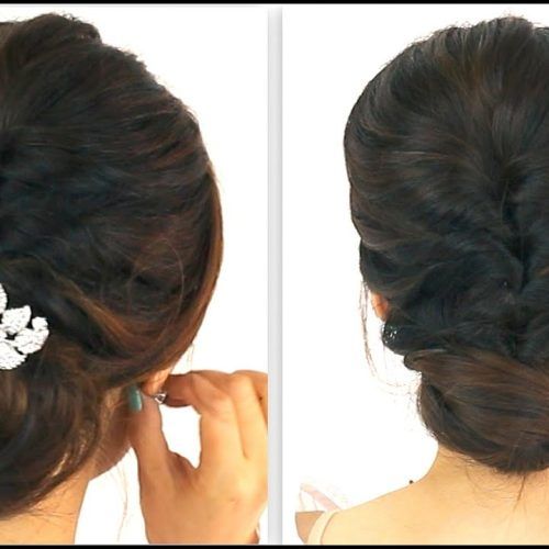 Voluminous Chignon Wedding Hairstyles With Twists (Photo 18 of 20)