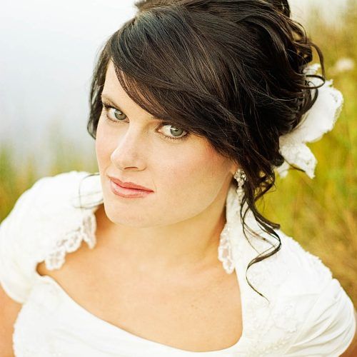 Wedding Hairstyles For Long Hair With Fringe (Photo 5 of 15)
