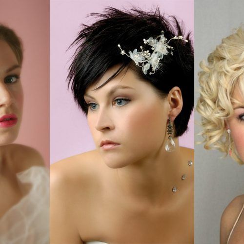 Wedding Hairstyles For Short Hair Bridesmaid (Photo 12 of 15)