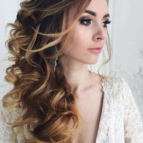 Wedding Long Down Hairstyles (Photo 2 of 20)
