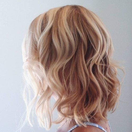 Beachy Waves Hairstyles With Blonde Highlights (Photo 1 of 20)