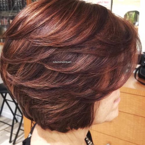 Bob Haircuts With Symmetrical Swoopy Layers (Photo 18 of 20)