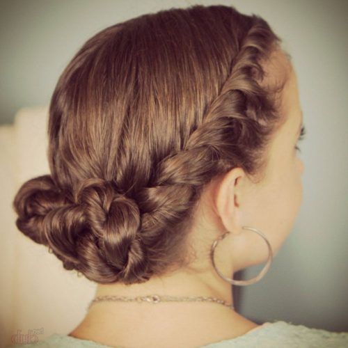 Braid Spikelet Prom Hairstyles (Photo 17 of 20)