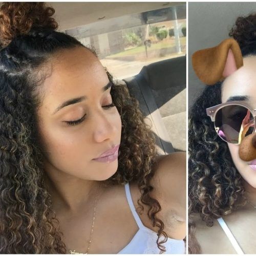 Braided Hairstyles On Curly Hair (Photo 1 of 15)